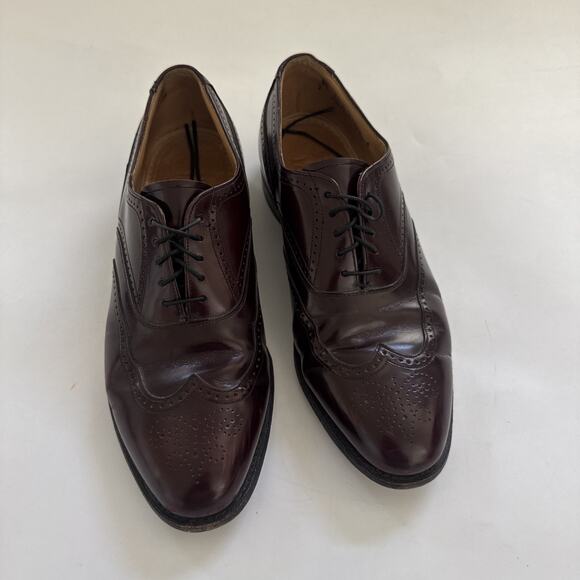 Johnston And Murphy Aristocraft Mens Dress Shoe Size 8.5D Reddish Brownish - Picture 1 of 12